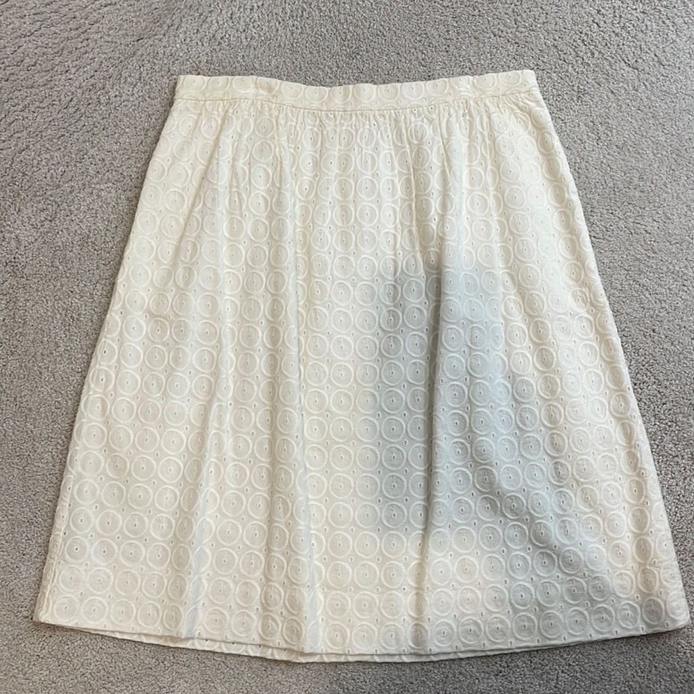 Jcrew eyelet skirt